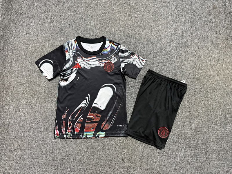 Niño_Kids Man United Special Soccer Uniform 25 26-1040